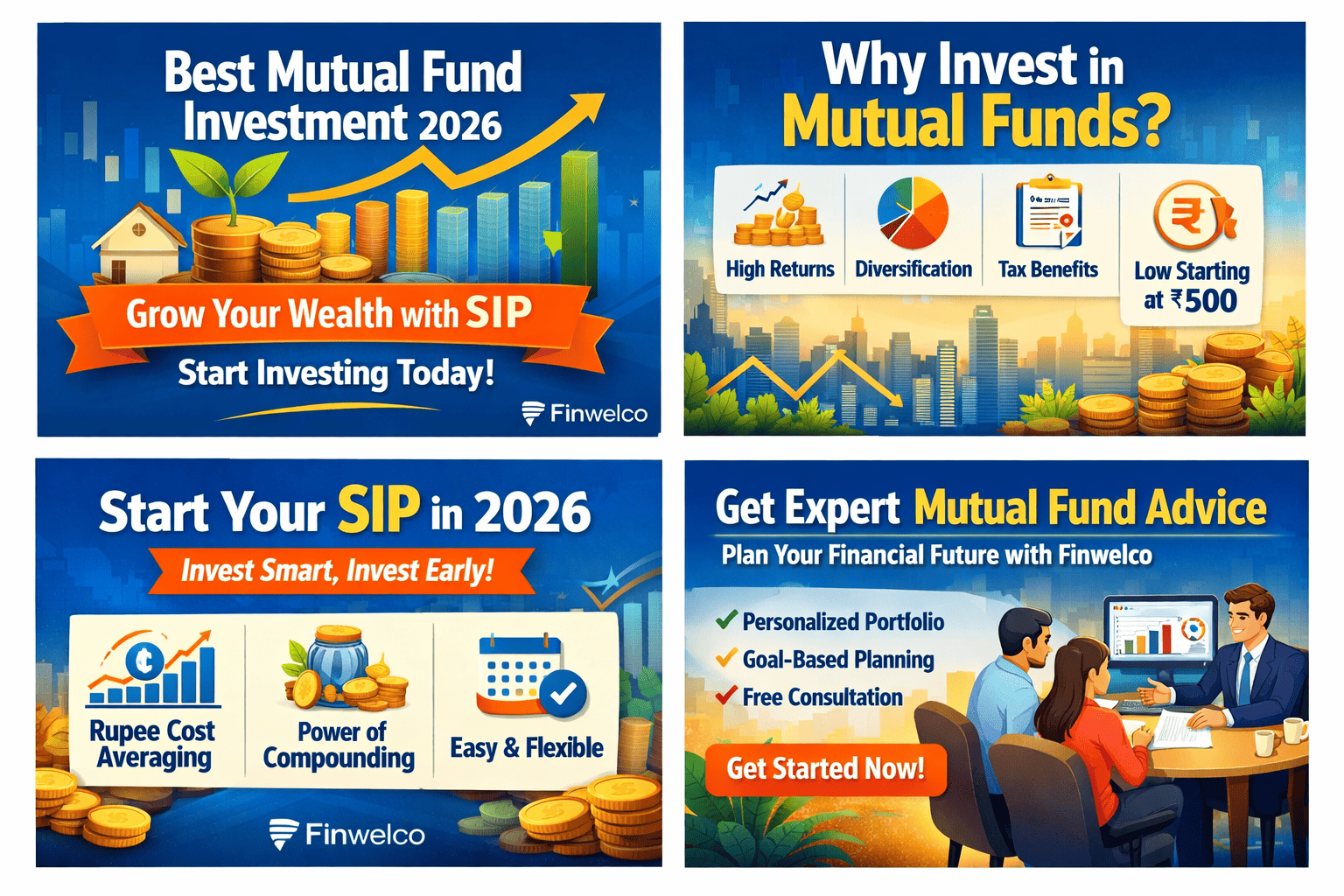 Best Mutual Fund Investment in India 2026 | Start SIP Online – Finwelco